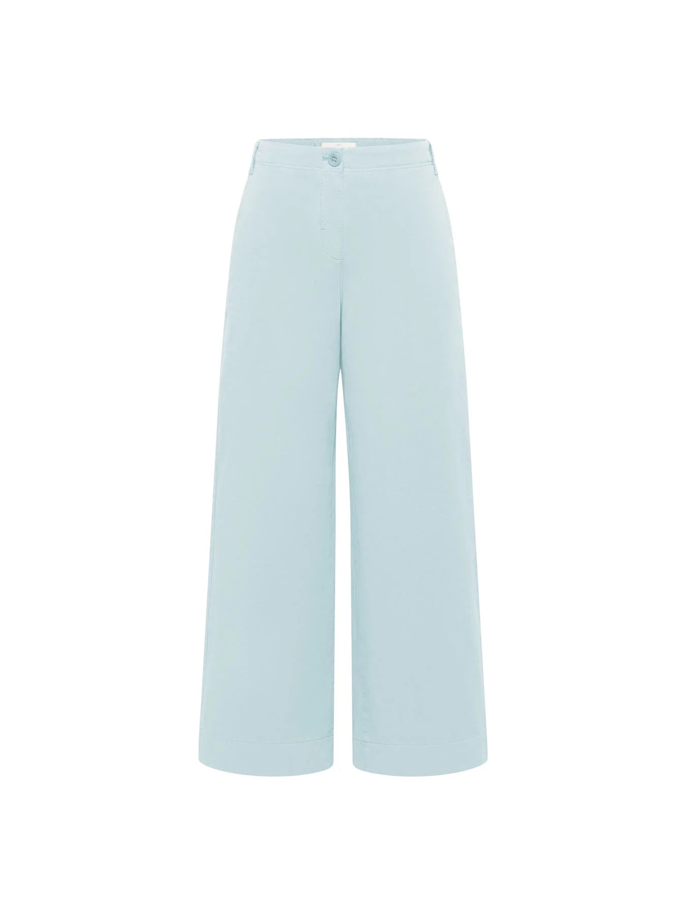 marlowe nature Verkürzte Hose fog Bio-Leinen weites Bein