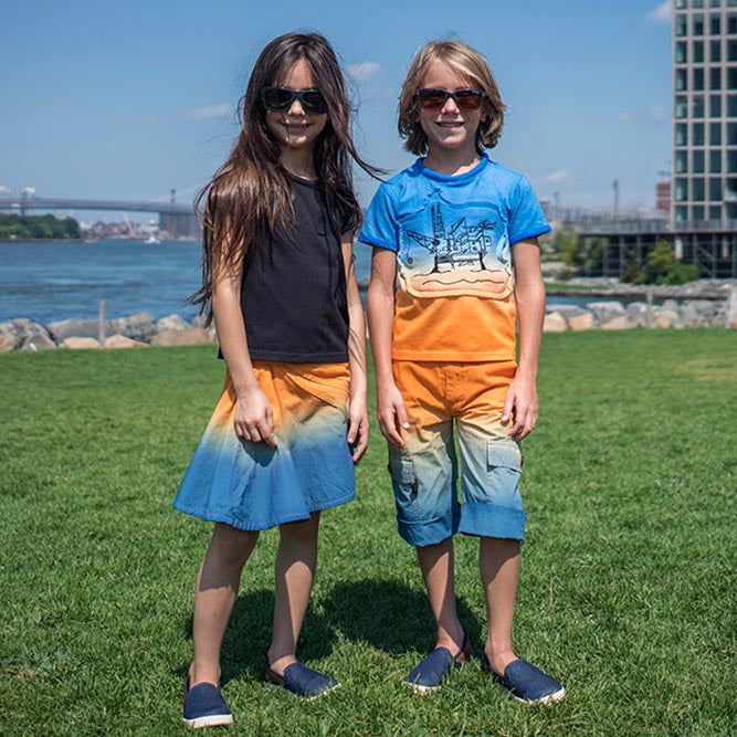 Infantium Victoria Dip Dye Cargo Shorts Kindershorts Multi Gr. 116