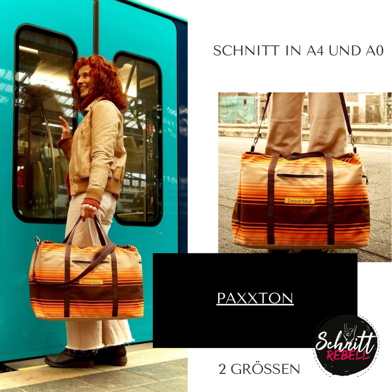 Schnittrebell Paxxton Ebook Weekender Sporttasche 2 Größen
