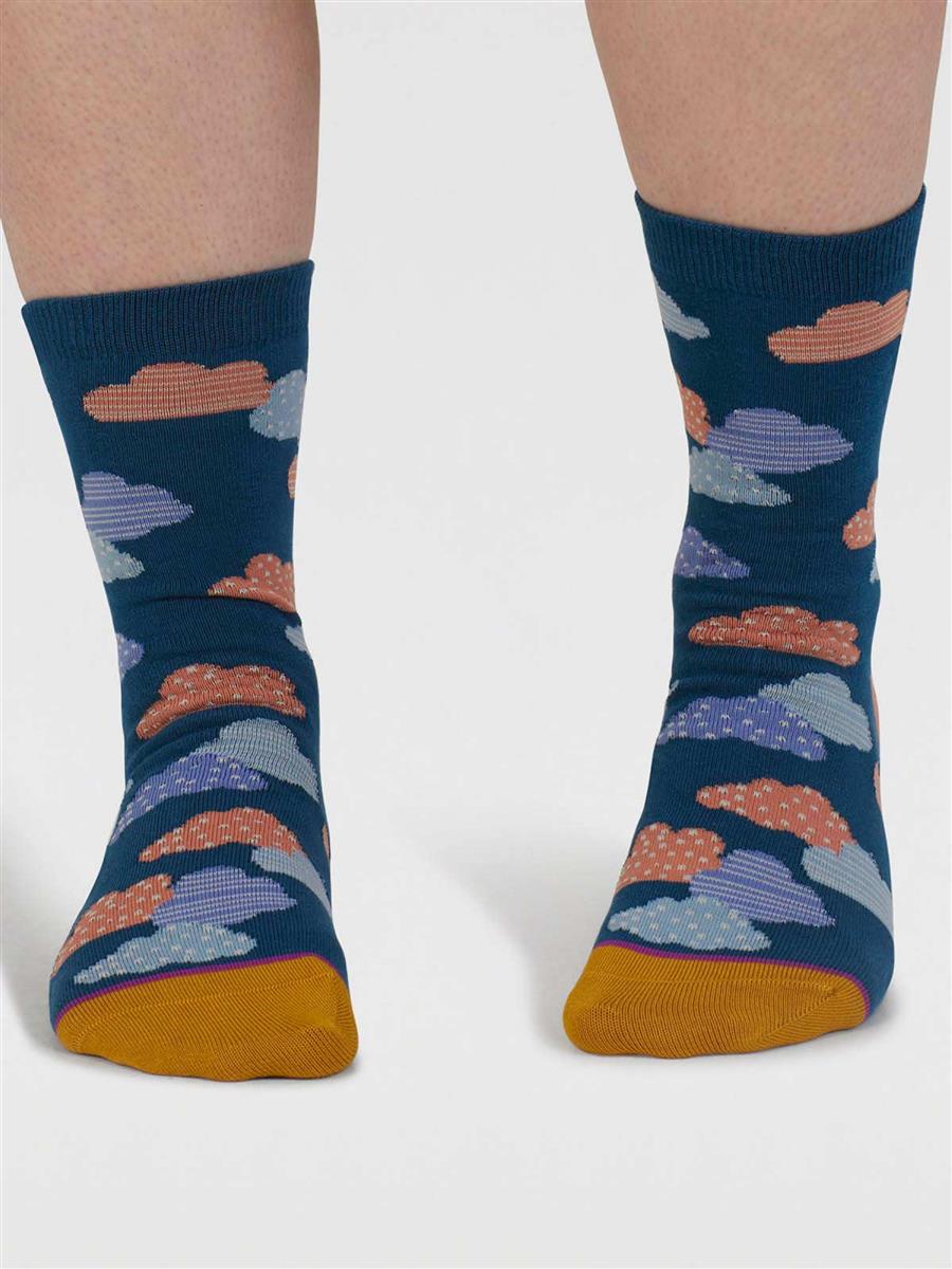 Marlowe Nature Oriane Weather Socken Bio coral orange