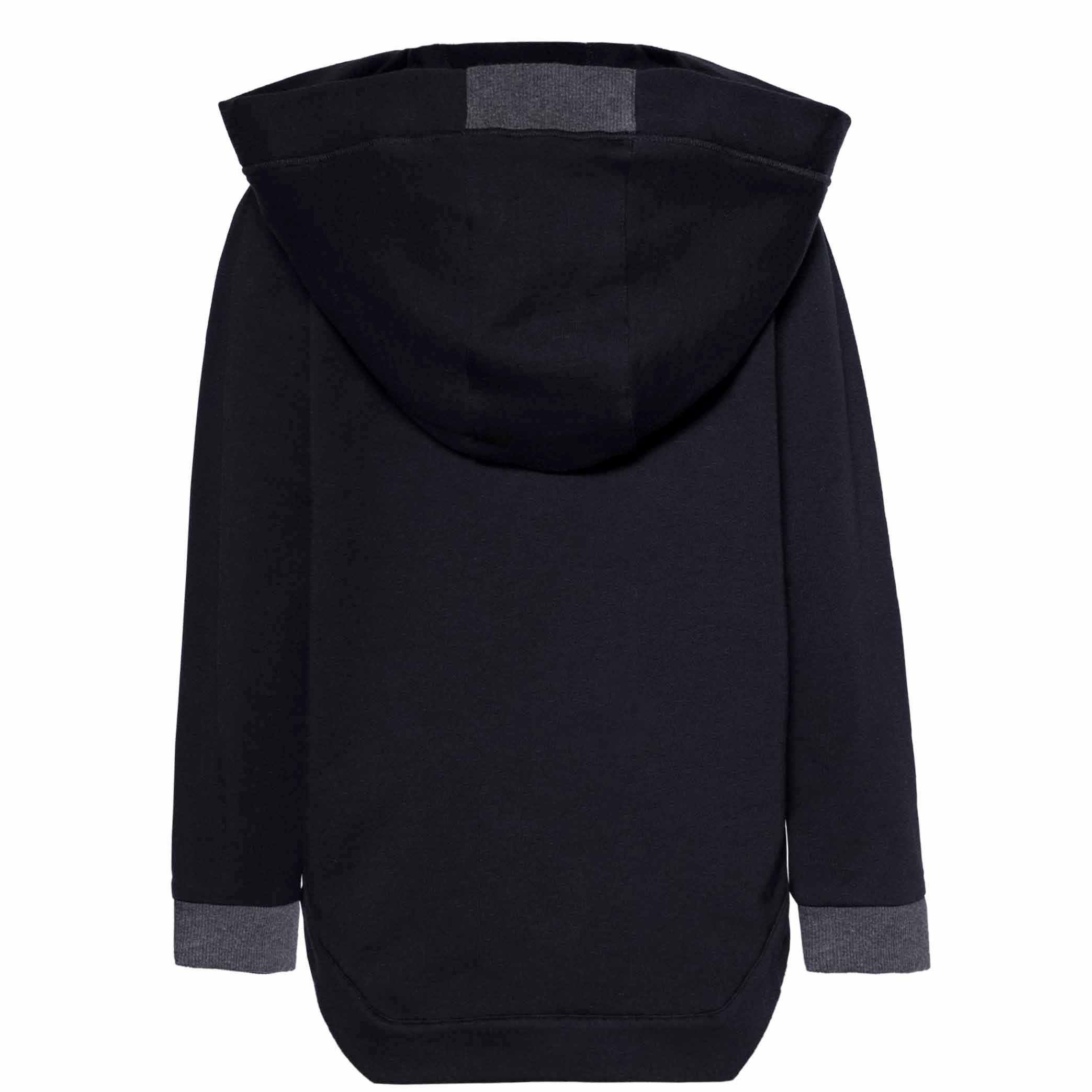 Infantium Victoria Black Cotton Hoodie schwarz 128