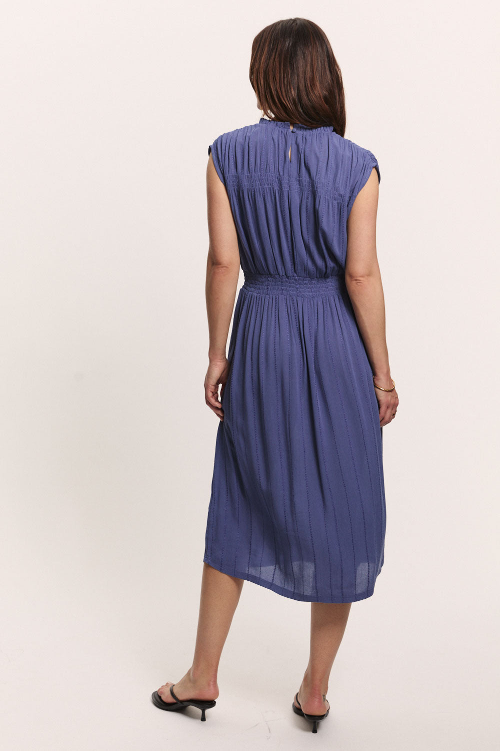 Marlowe Nature Kleid Mariaa Viskosekleid blue batik 38 Ecovero