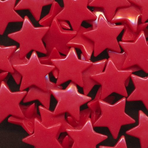 Kam Snaps Stars B54 Druckknöpfe karmesinrot 50 Sets