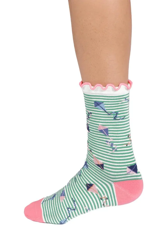 marlowe nature Flying Kites Bamboo Socken mint green