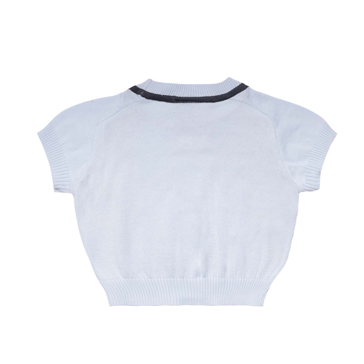 Infantium Victoria Baby Strickpullover Blau Bio-Baumwolle 80