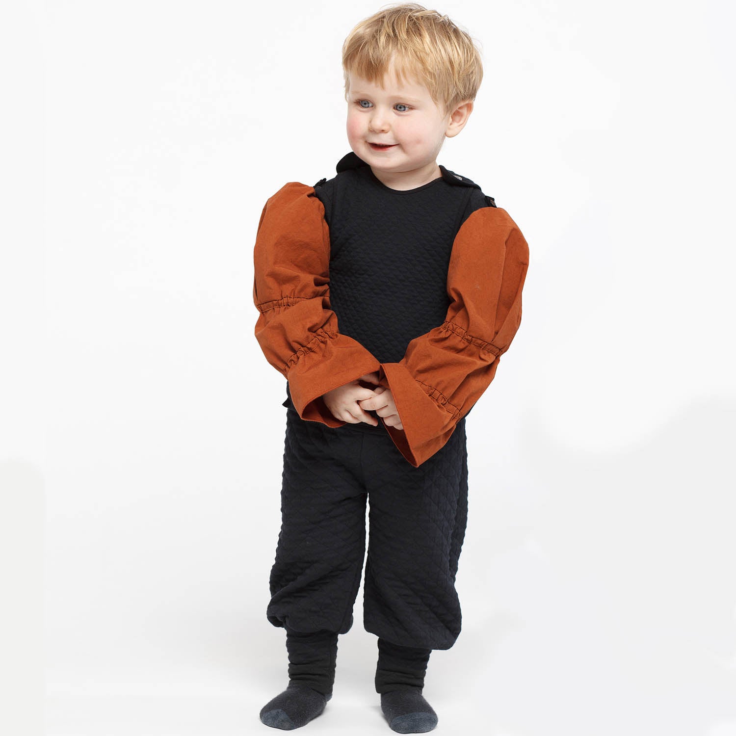 Infantium Victoria Quilted Sweathose Schwarz 80 Baumwolle