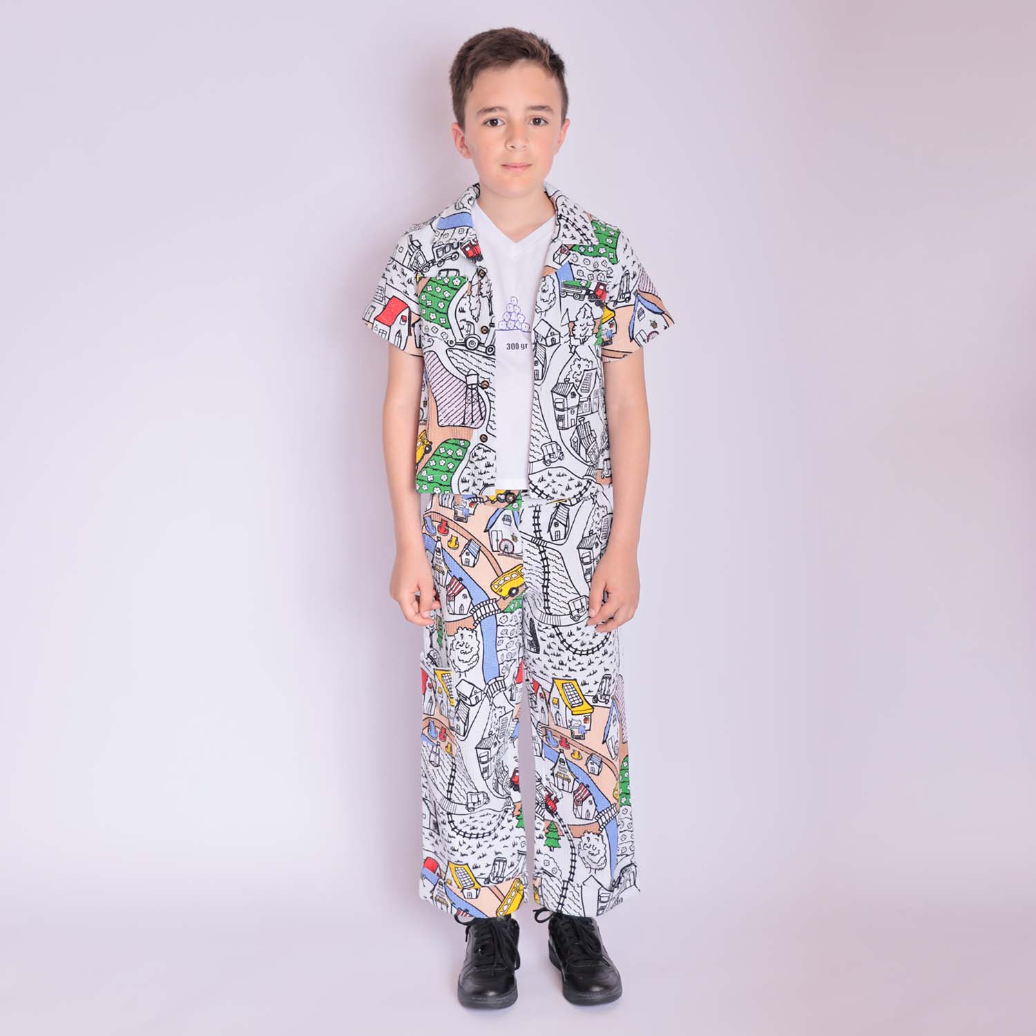 Infantium Village Button-Up Hemd Bio Gr. 116