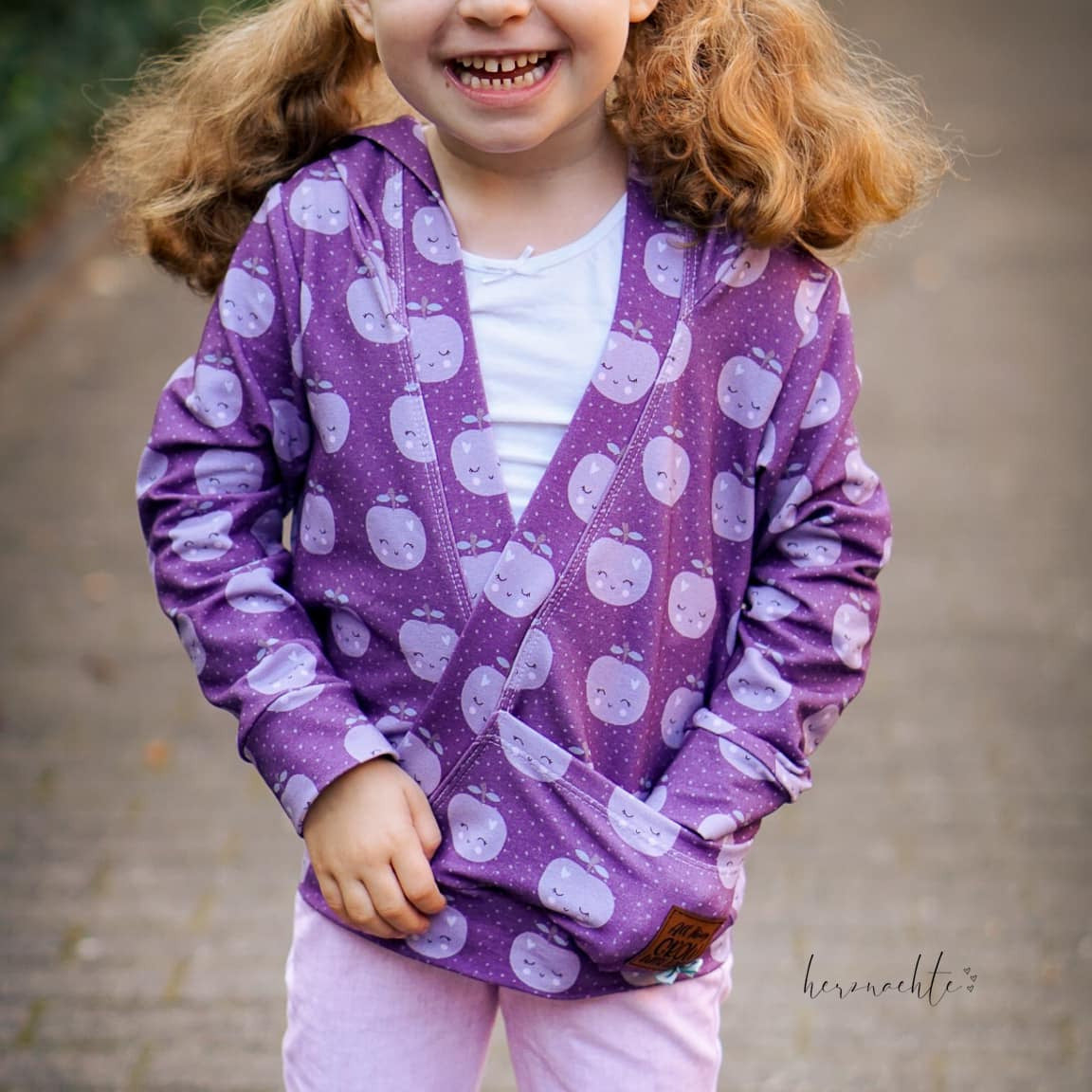 Moeve Design Mini Hoodie bequem Schnittmuster Kinder 104-164