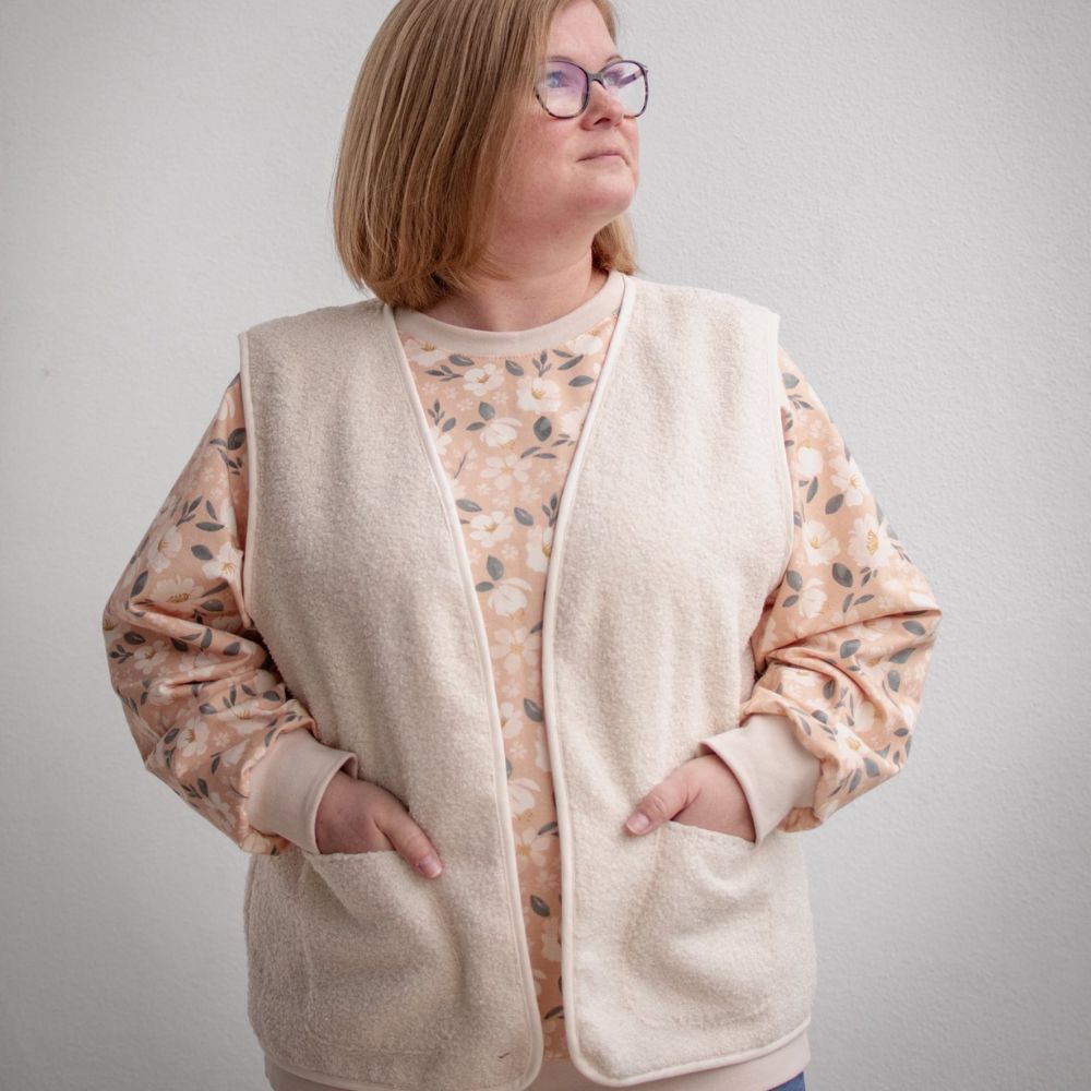 Moeve Design Bluely Weste Schnittmuster Damen EU 32-52