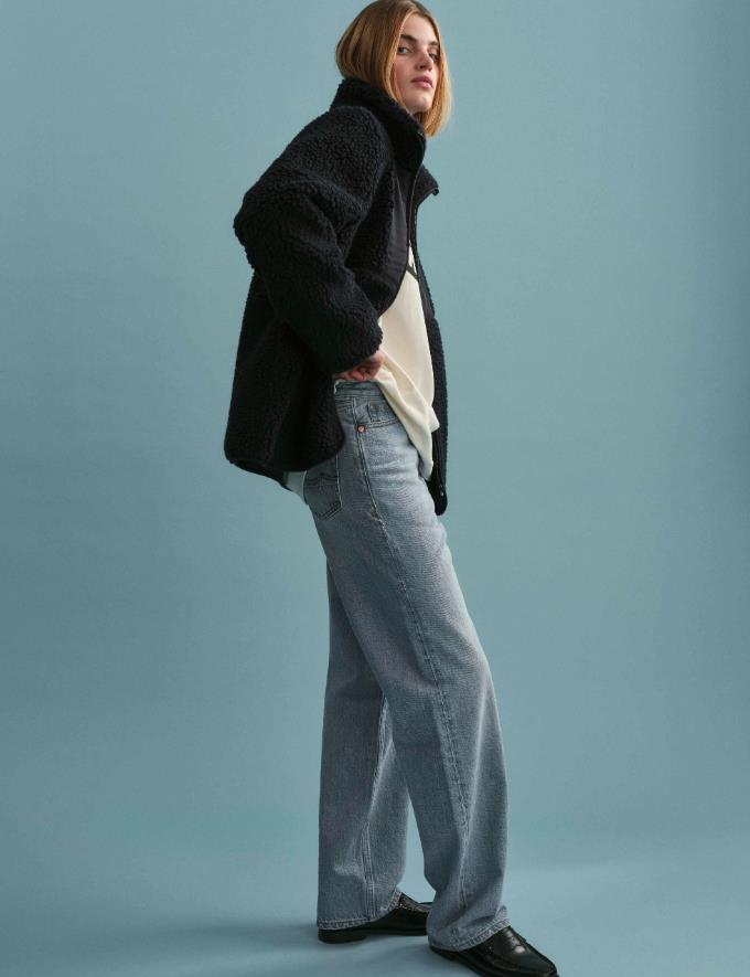 Kings of Indigo Joan Jeans blue reef Bio-Baumwolle weites Bein