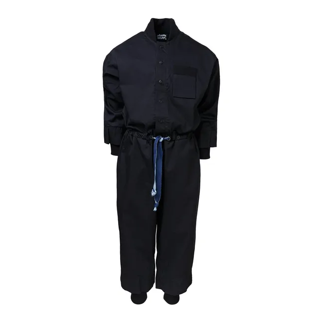 Infantium Victoria Black Cotton Overall schwarz Bio-Baumwolle