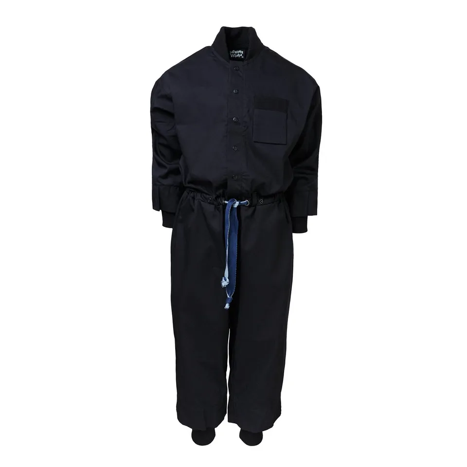 Infantium Victoria Black Cotton Overall schwarz Bio-Baumwolle