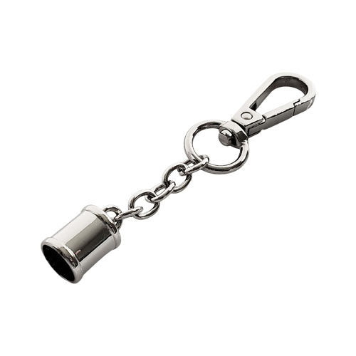 KAM Bag Hardware Tassel Caps Quastenkappen silber 4 Stück