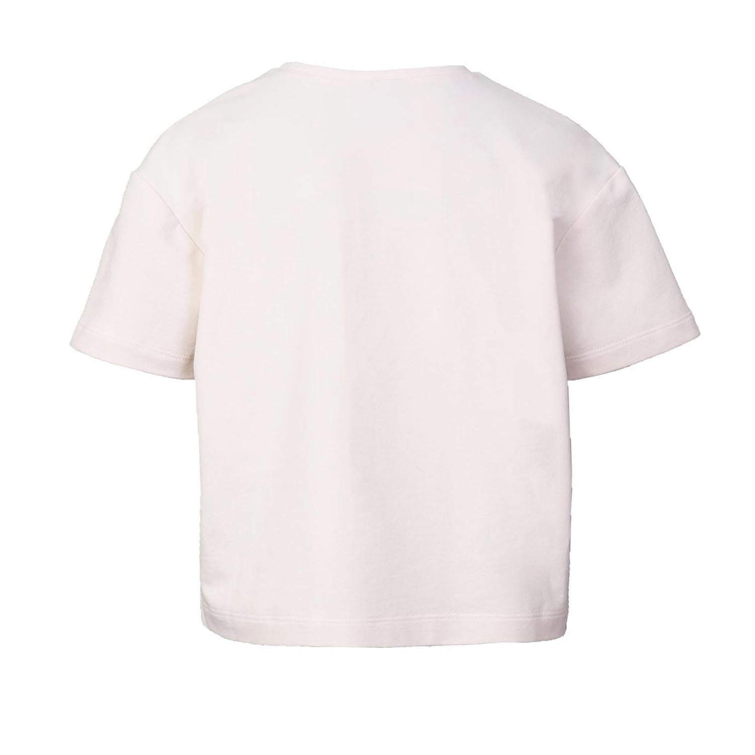 Infantium Victoria Off-White Oversized T-Shirt Kinder weiß Bio-Baumwolle