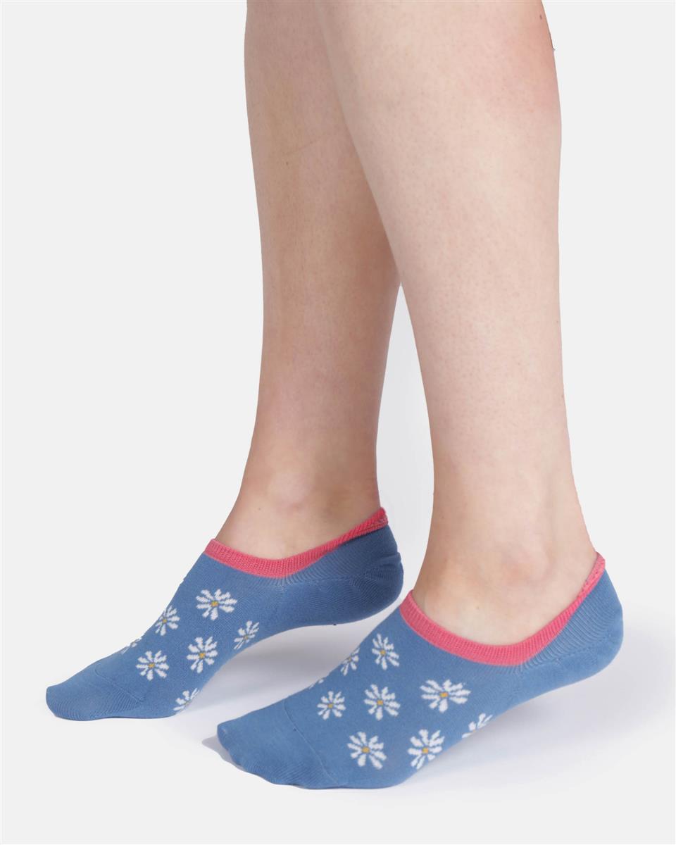 marlowe nature Patterned Organic Cotton No-Show Socken multi