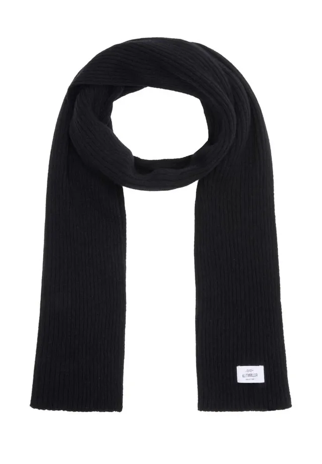 Marlowe Nature Accessoires North Scarf Schal black recycelte Wolle