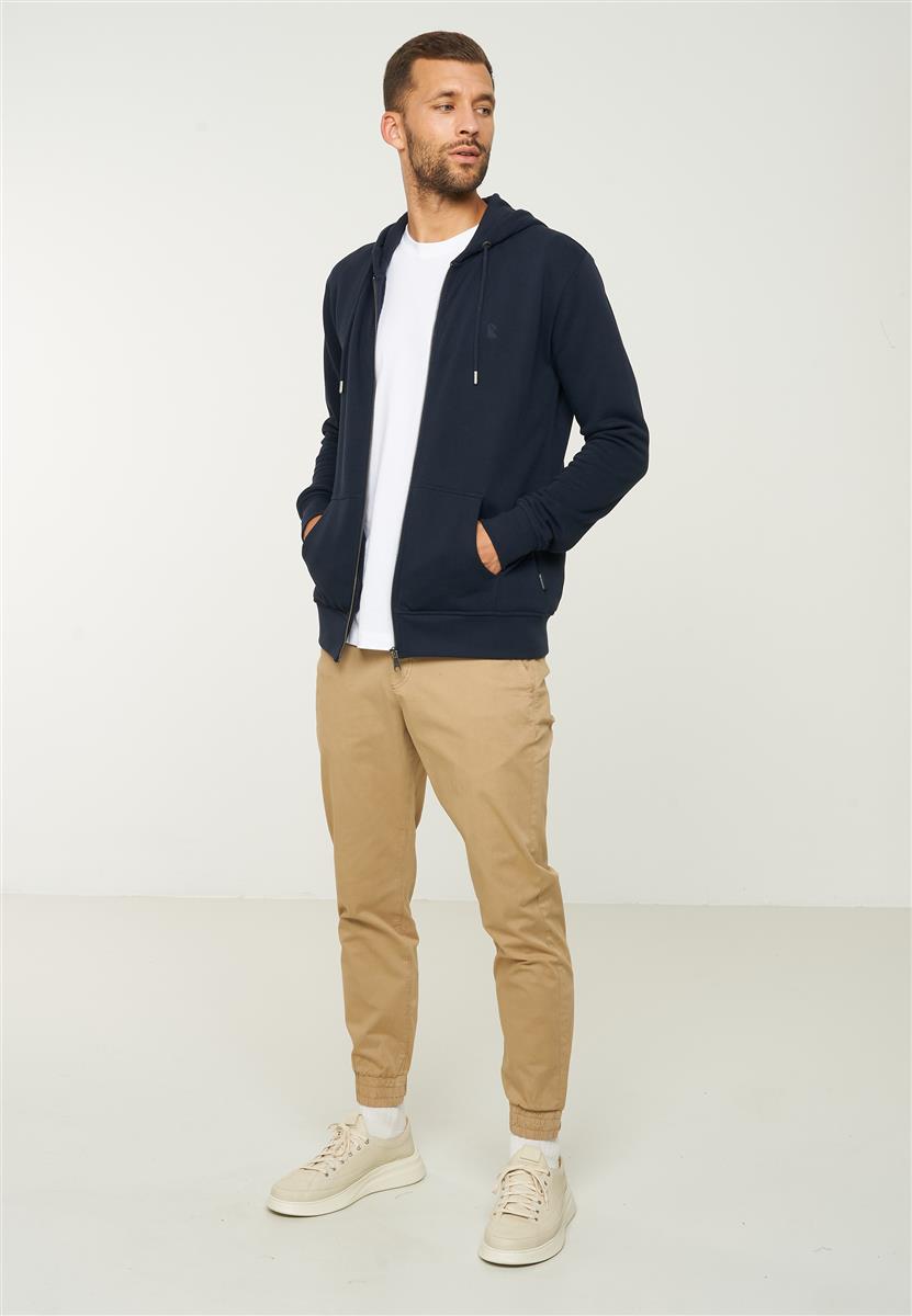 marlowe nature Birch Sweatjacke Bio-Baumwolle black