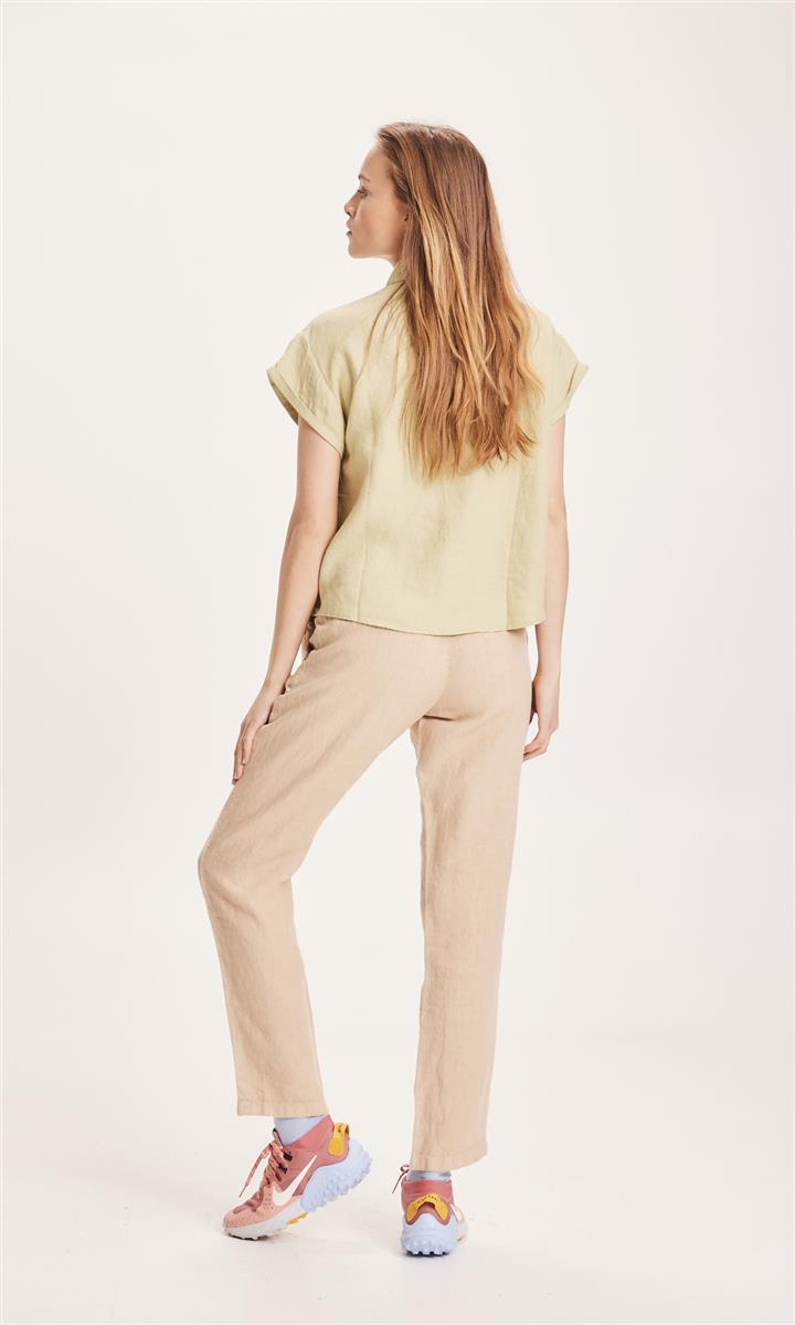 Knowledge Cotton Senna Loose Hose Bio-Leinen safari 42