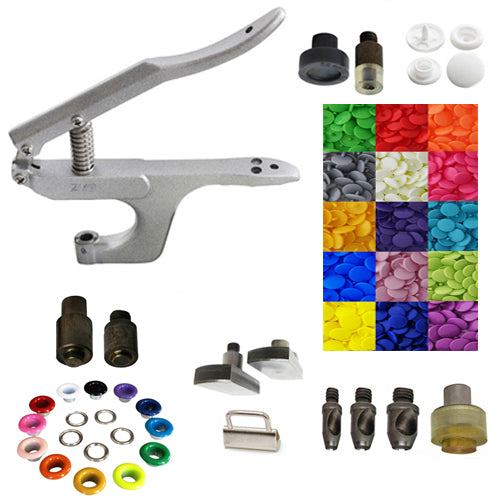 Kam Snaps Tools DK93 Tischpresse Starterset Rosa 250-teilig