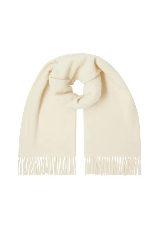 marlowe nature Accessoires Schal aus Wolle Wollschal beige melange