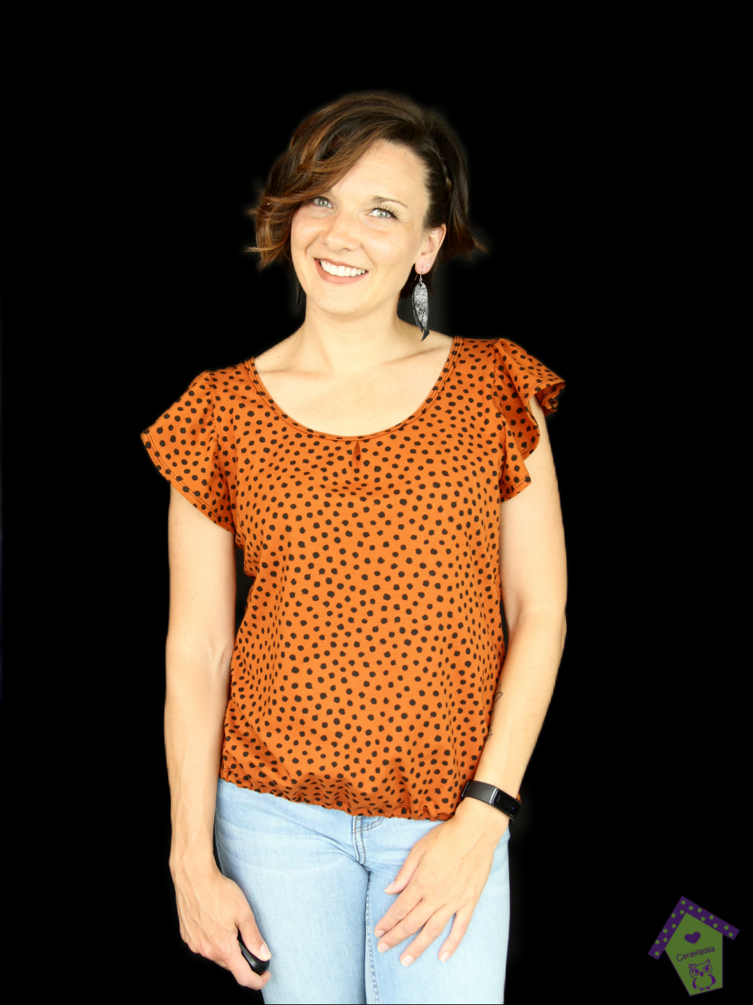 Schnittrebell Amelie Shirt Ebook Gr.34-54 Flügelarm Jersey