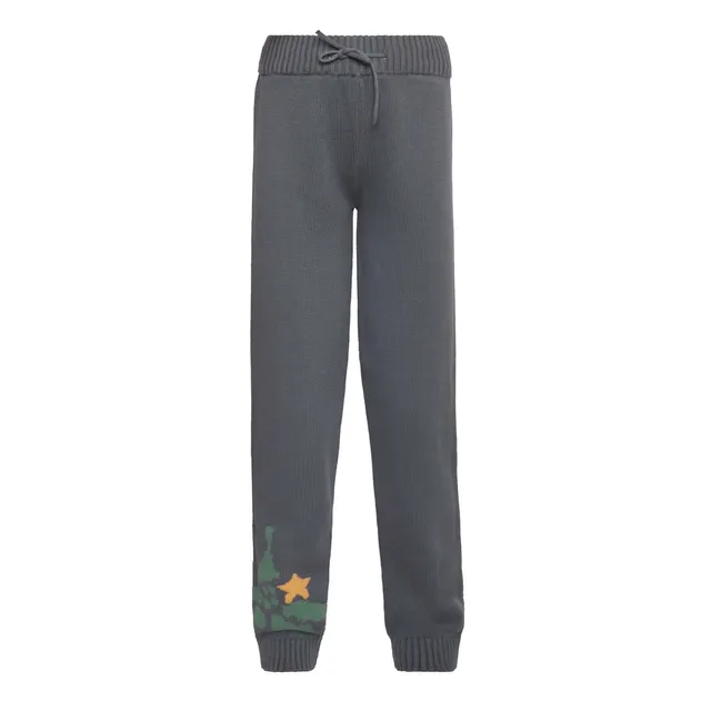 Infantium Victoria Christmas Leggings Kinderleggings grau Bio-Baumwolle