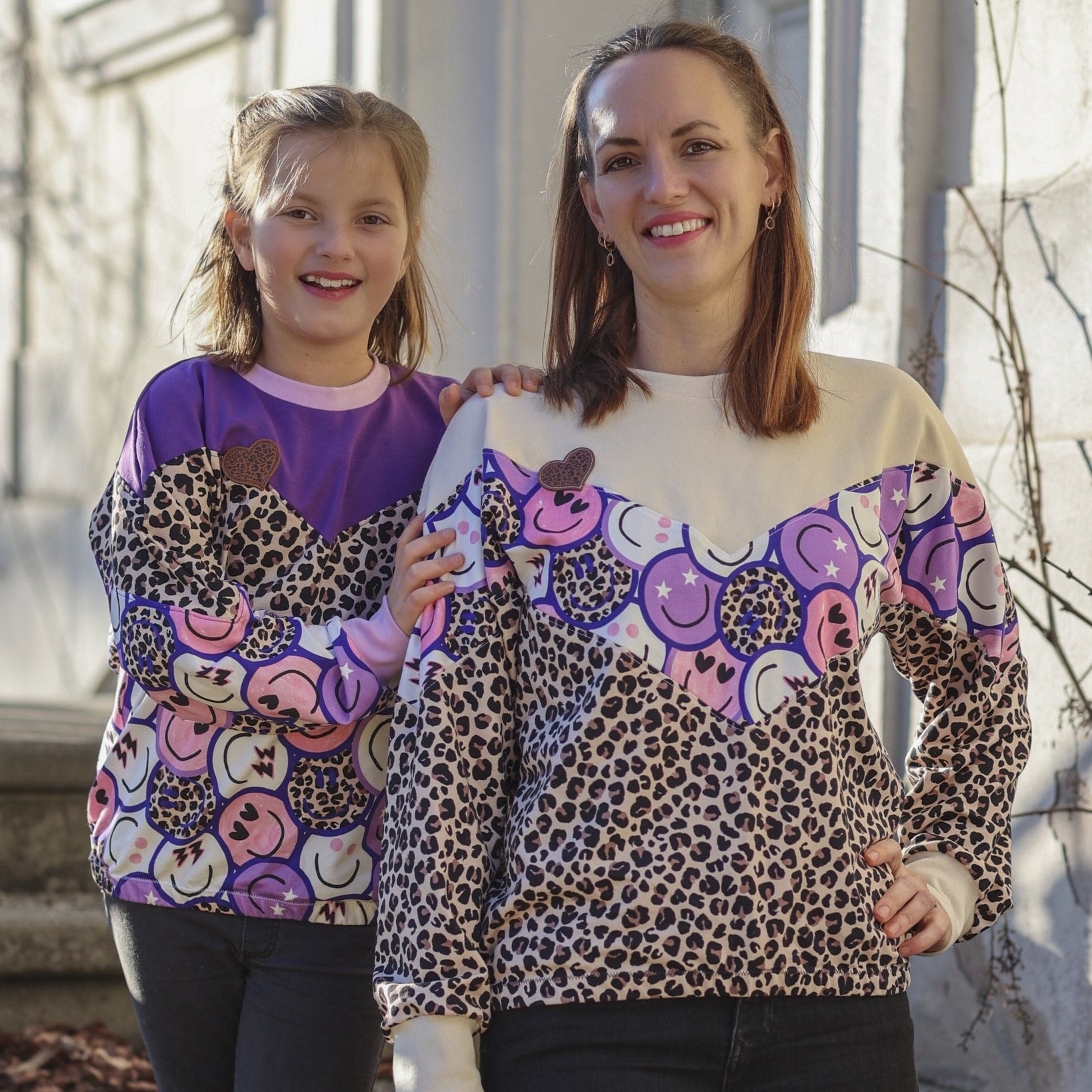 Moeve Design Neira Partnerlook Sweater Schnittmuster Damen+Kinder