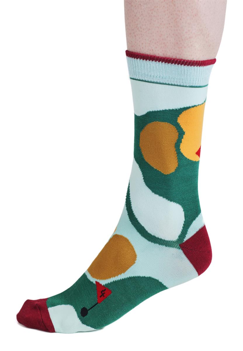 marlowe nature Kinley Golf Course Socken cobalt blue Bambus 41-46