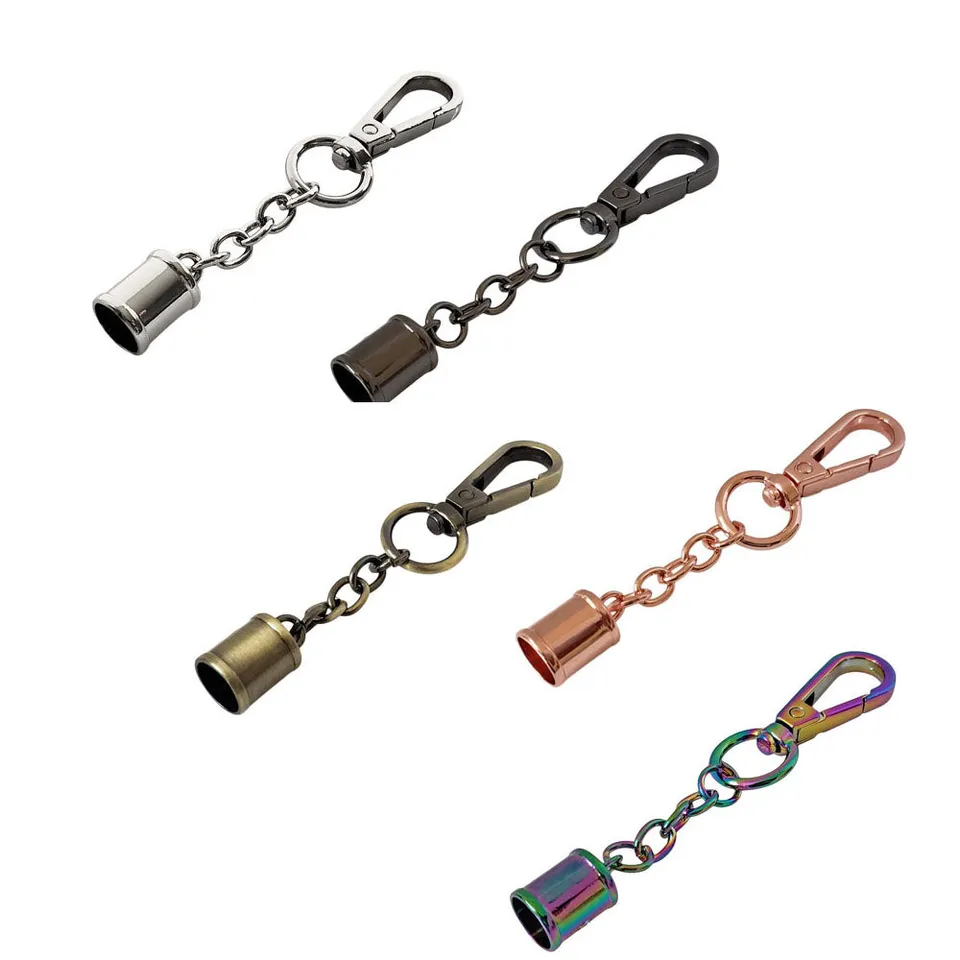 KAM Bag Hardware Tassel Caps Quastenkappen silber 4 Stück