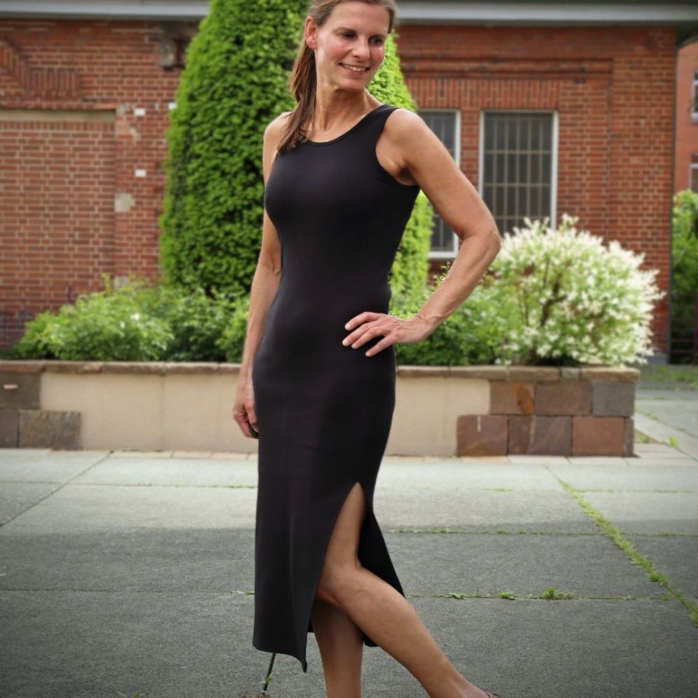 Moeve Design Riblyna Kleid Schnittmuster Damen 32-52 Rippjersey