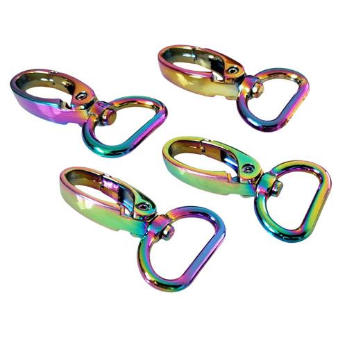 Kam Snaps Swivel Hooks Karabiner 1 Zoll 4er Silber