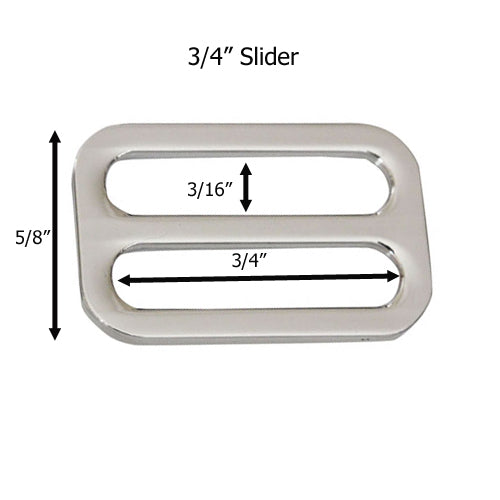 Kam Snaps Schieber Tri-Glide Schnalle 10er Pack für Taschengurt