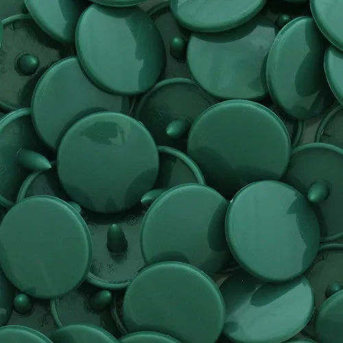 Kam Snaps Plastic Snaps B31 Druckknöpfe jägergrün 50 Sets