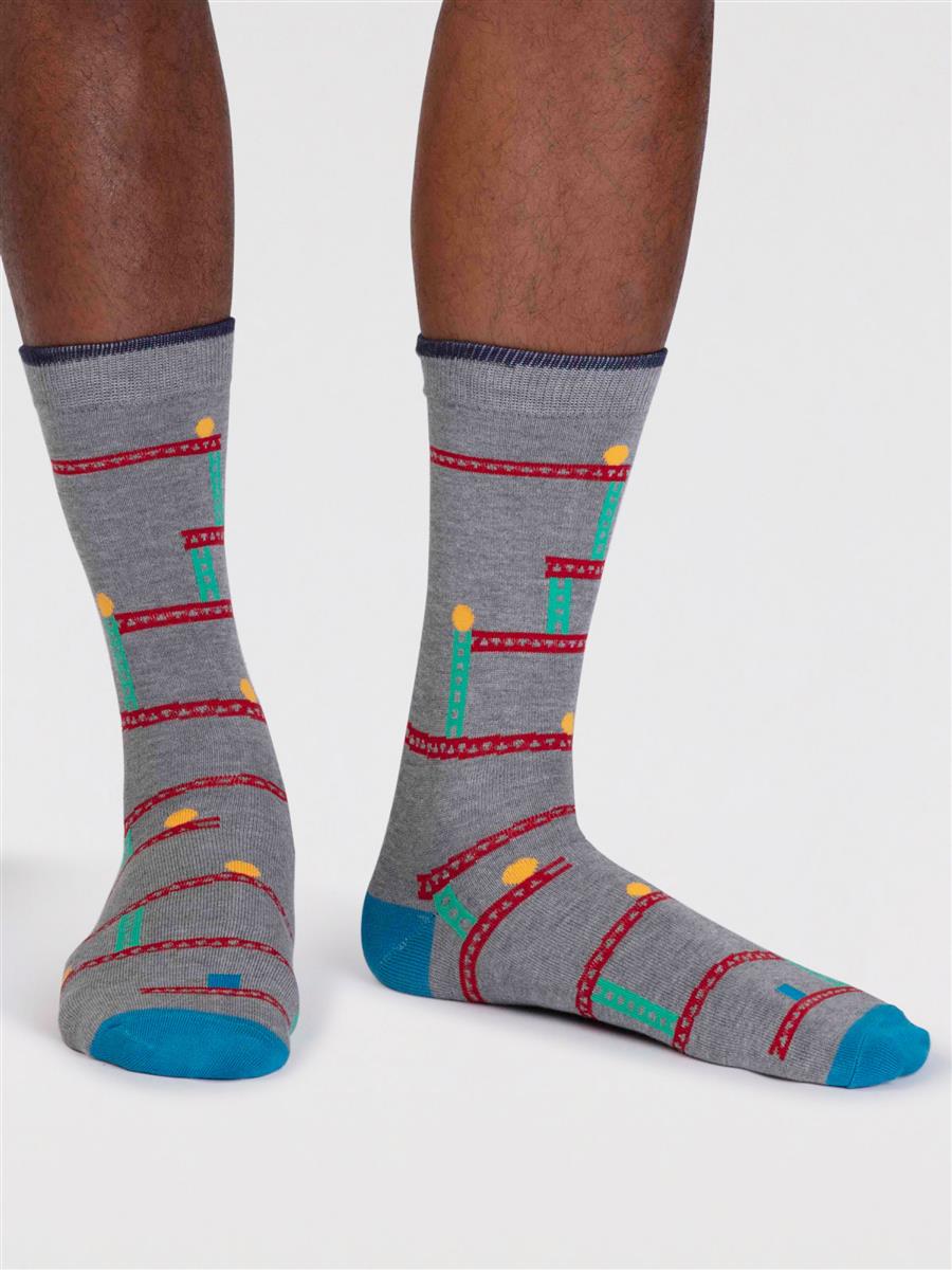 Thought Lucas Bamboo Arcade Socken Grey Marle 41-46