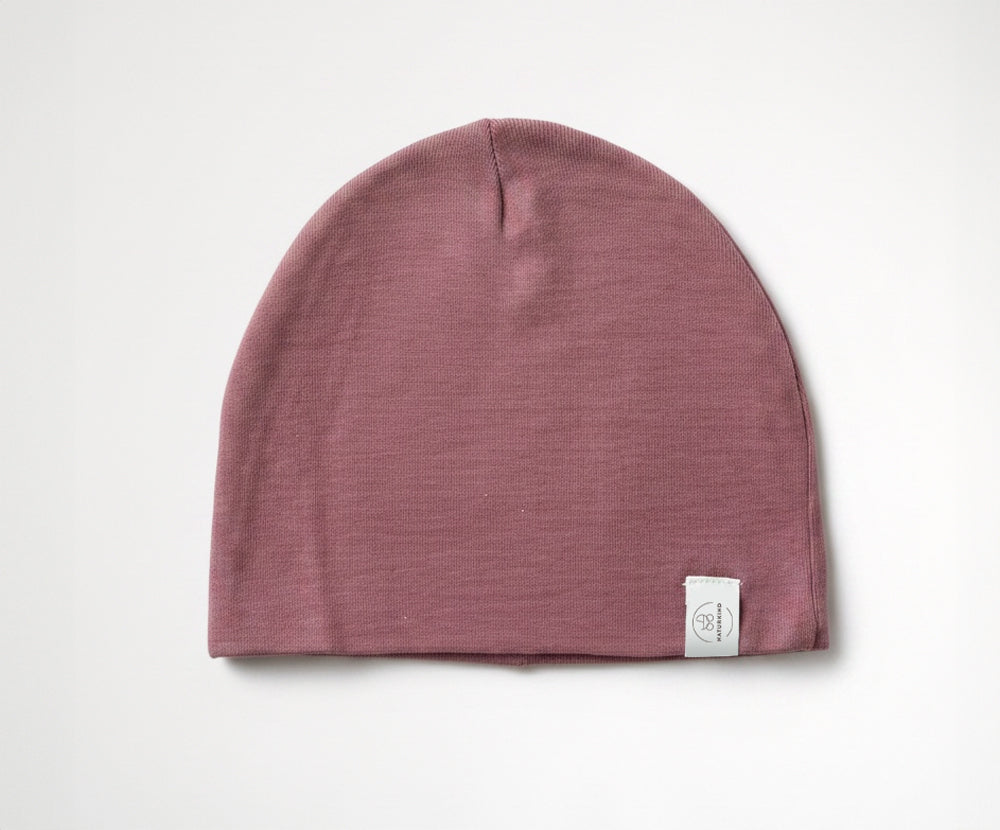 Naturkind Wolle Seide Beanie Jade One Size GOTS