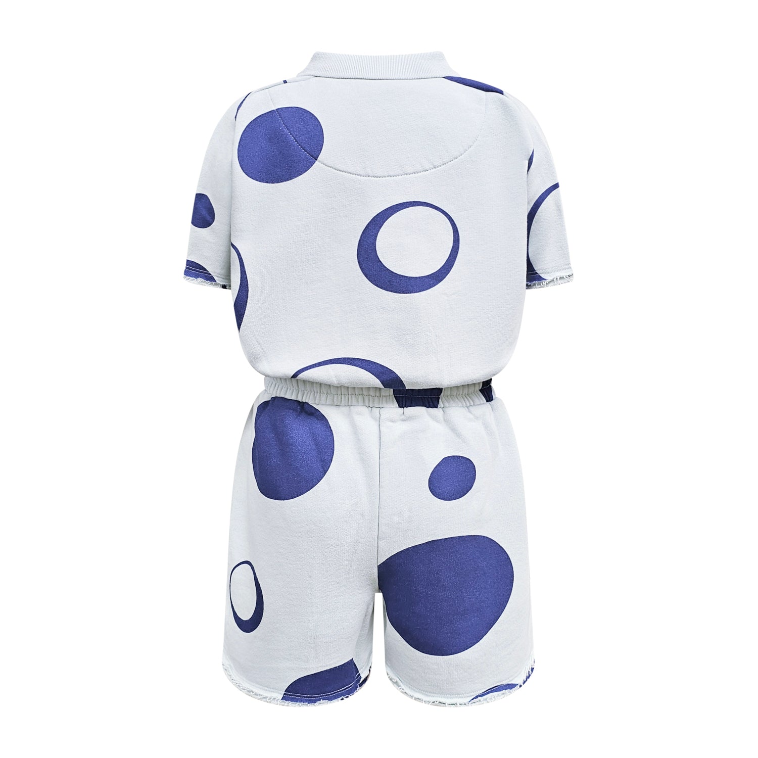 Infantium Victoria Jumpsuit Overall Blau Bio-Baumwolle GOTS