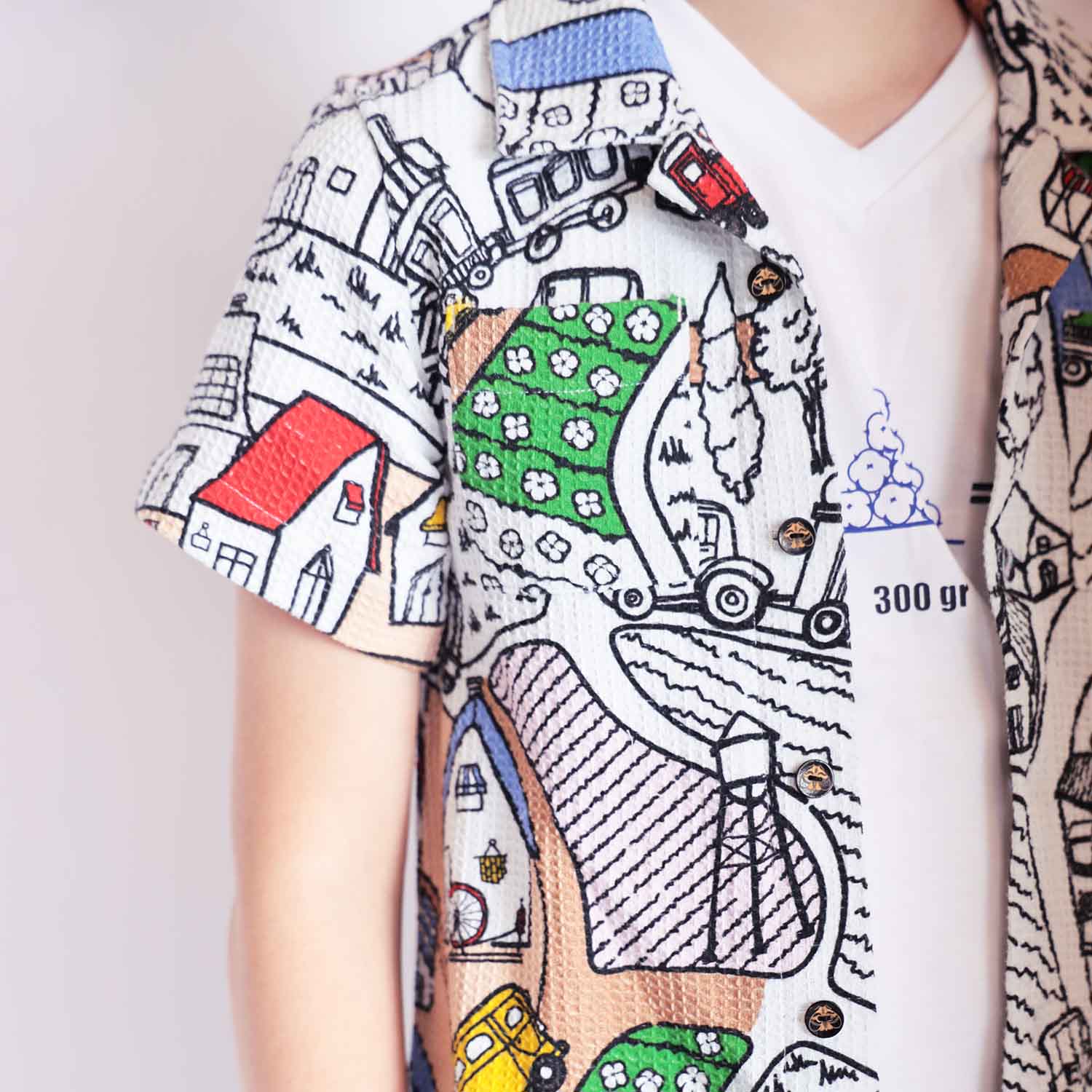 Infantium Village Button-Up Hemd Bio Gr. 116
