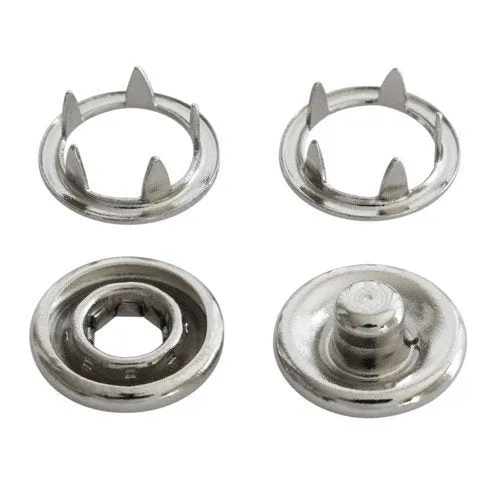 Kam Snaps Metal Snaps Druckknöpfe Silber Size 16 1000 Sets