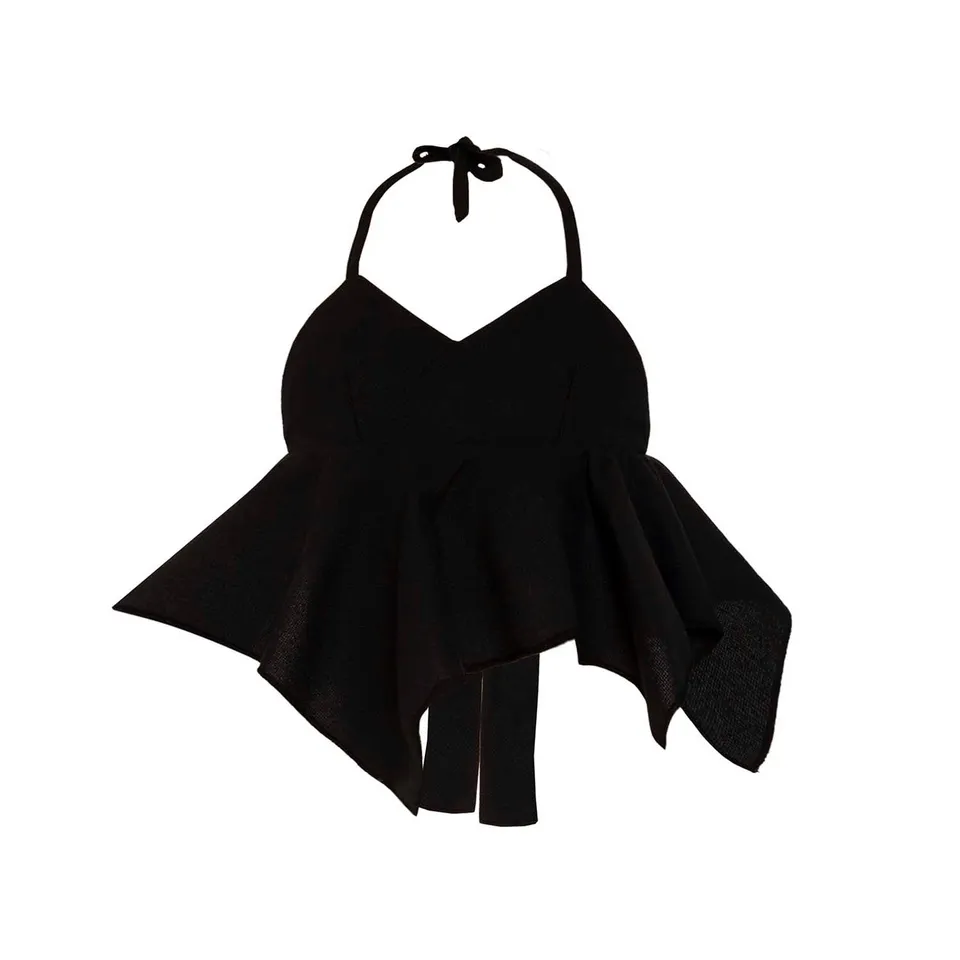 Infantium Victoria Top Mädchen Schwarz Gr.92 Baumwolle