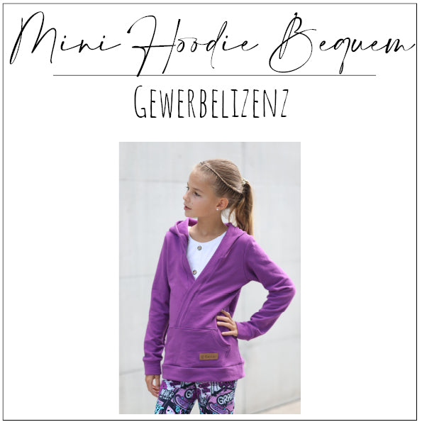 Moeve Design Gewerbelizenz Mini Hoodie Bequem Kinder 40 Stk