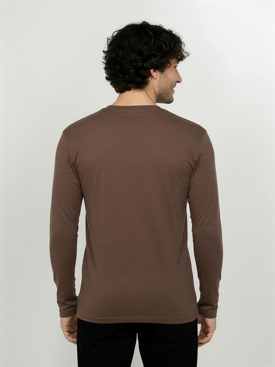 Greenbomb Basic Base Langarmshirt earth wood