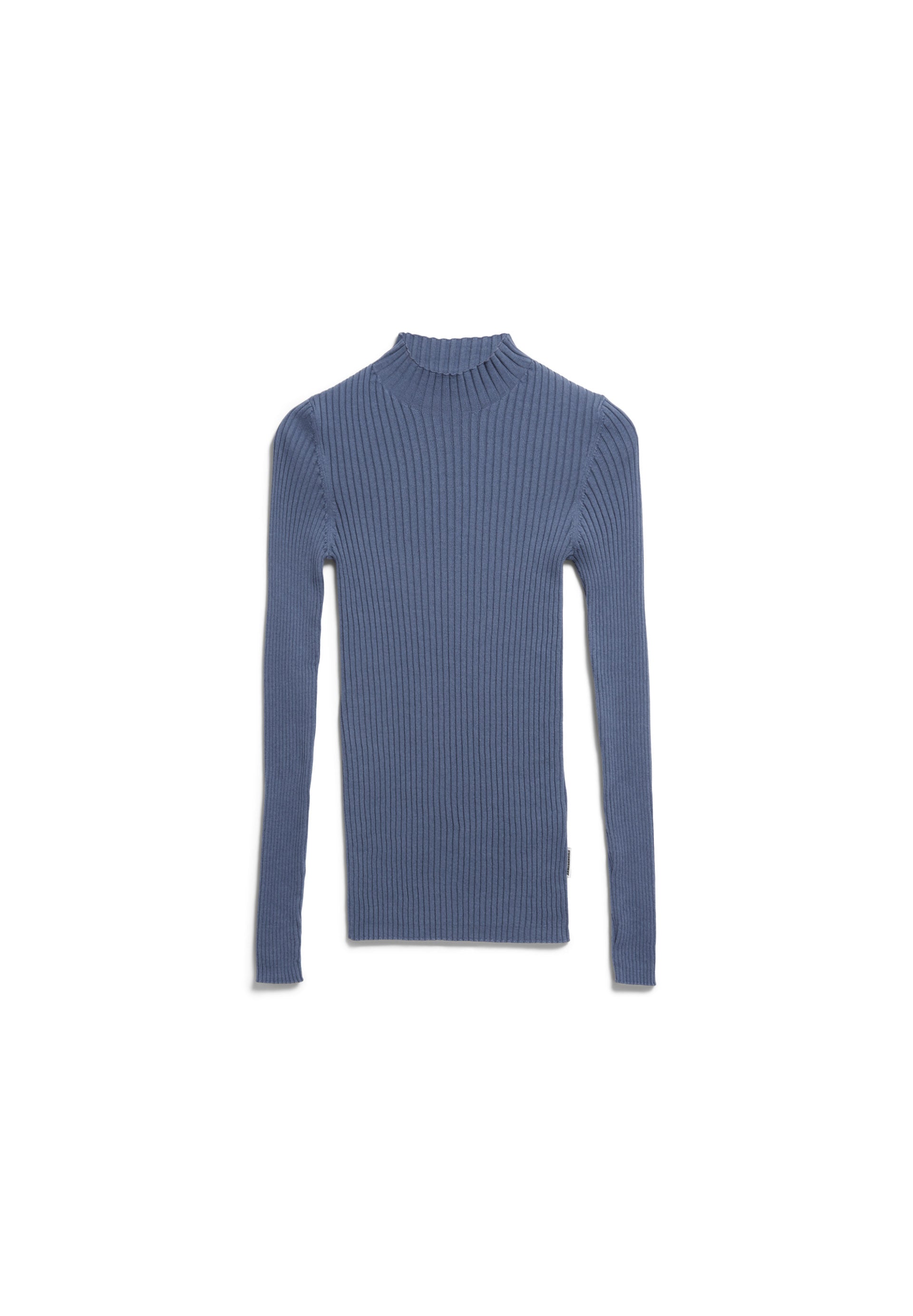 marlowe nature Alaani Rollkragenpullover Bio-Baumwolle rot