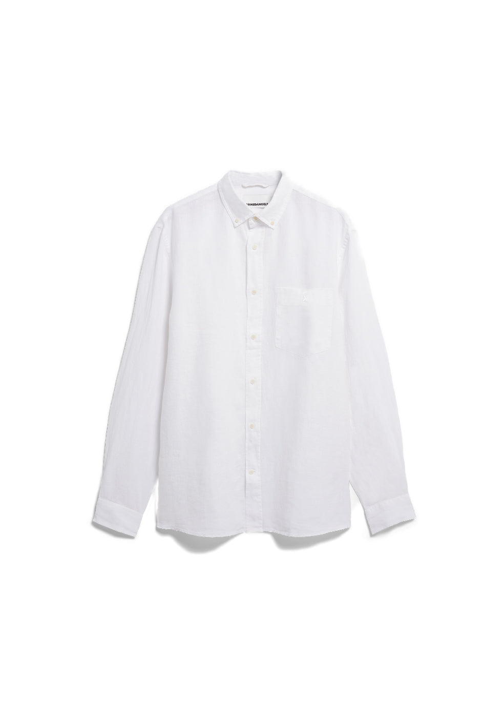 Armedangels Linen Longsleeve Hemd Herren white L Leinen
