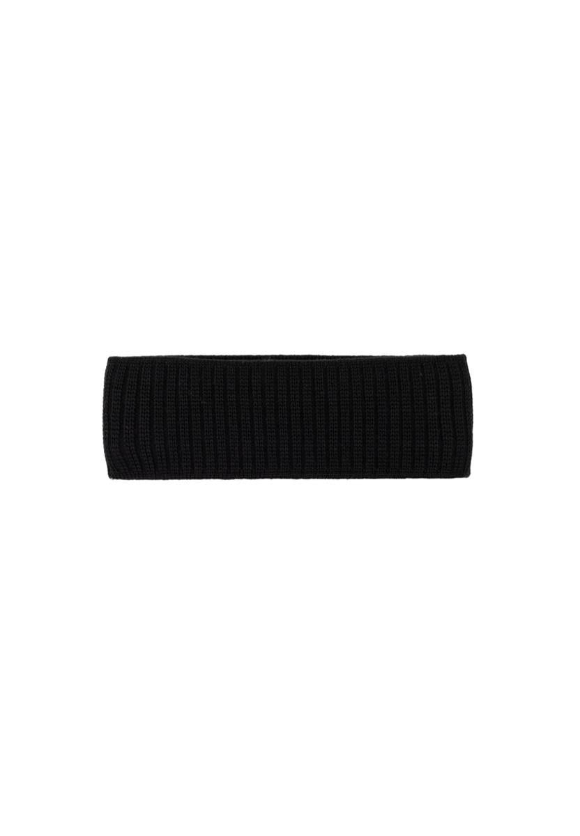 Pure Pure Stirnband Merino Stirnband grau-melange Bio-Merinowolle