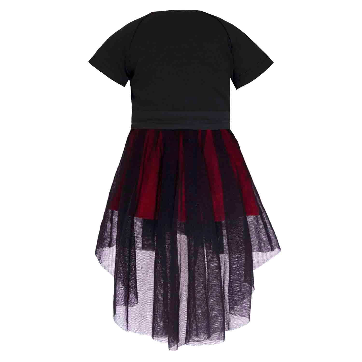 Infantium Victoria Babykleid Schwarz Rot Gr.68 Tüll