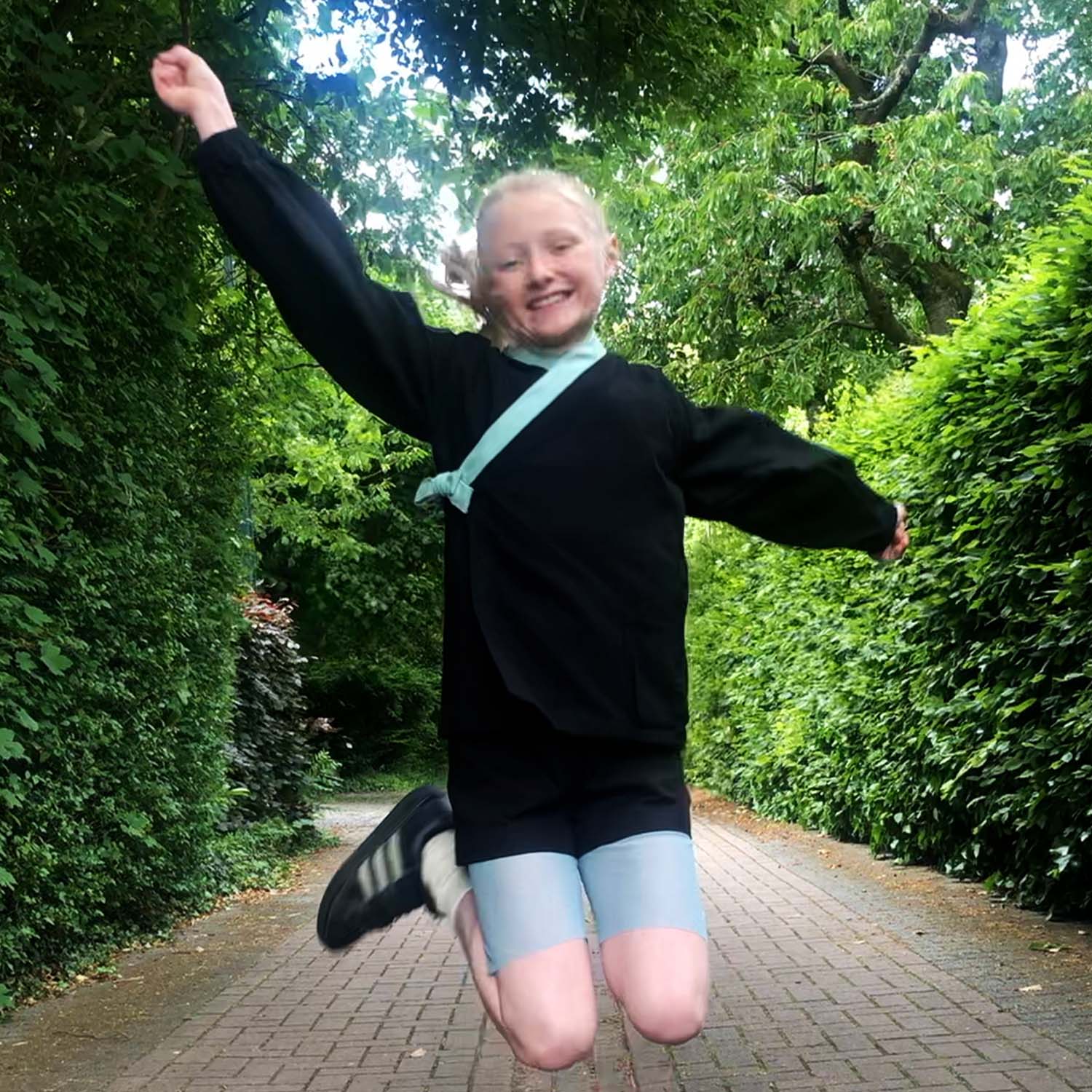Infantium Victoria Jersey Shorts Blau Tüll 116 Bio