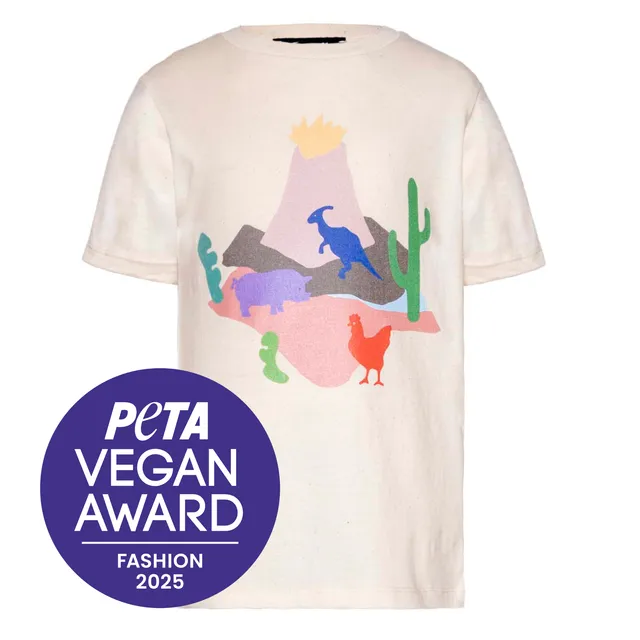Infantium Victoria Volcano Dino Tee Kinder T-Shirt weiß