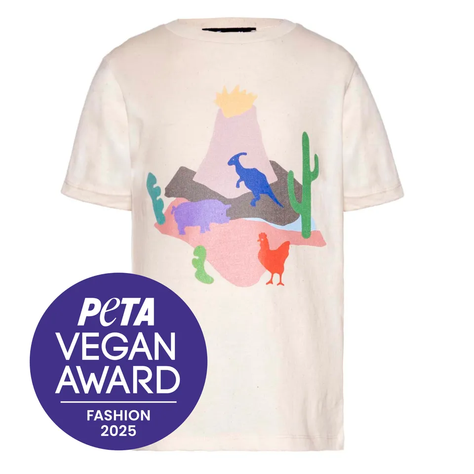 Infantium Victoria Volcano Dino Tee Kinder T-Shirt weiß