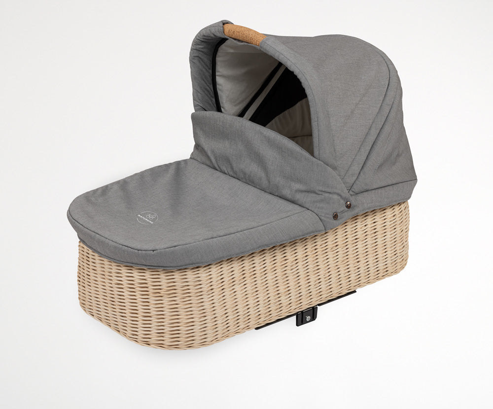 Naturkind Babykorb geflochten Cord Cognac für Ida