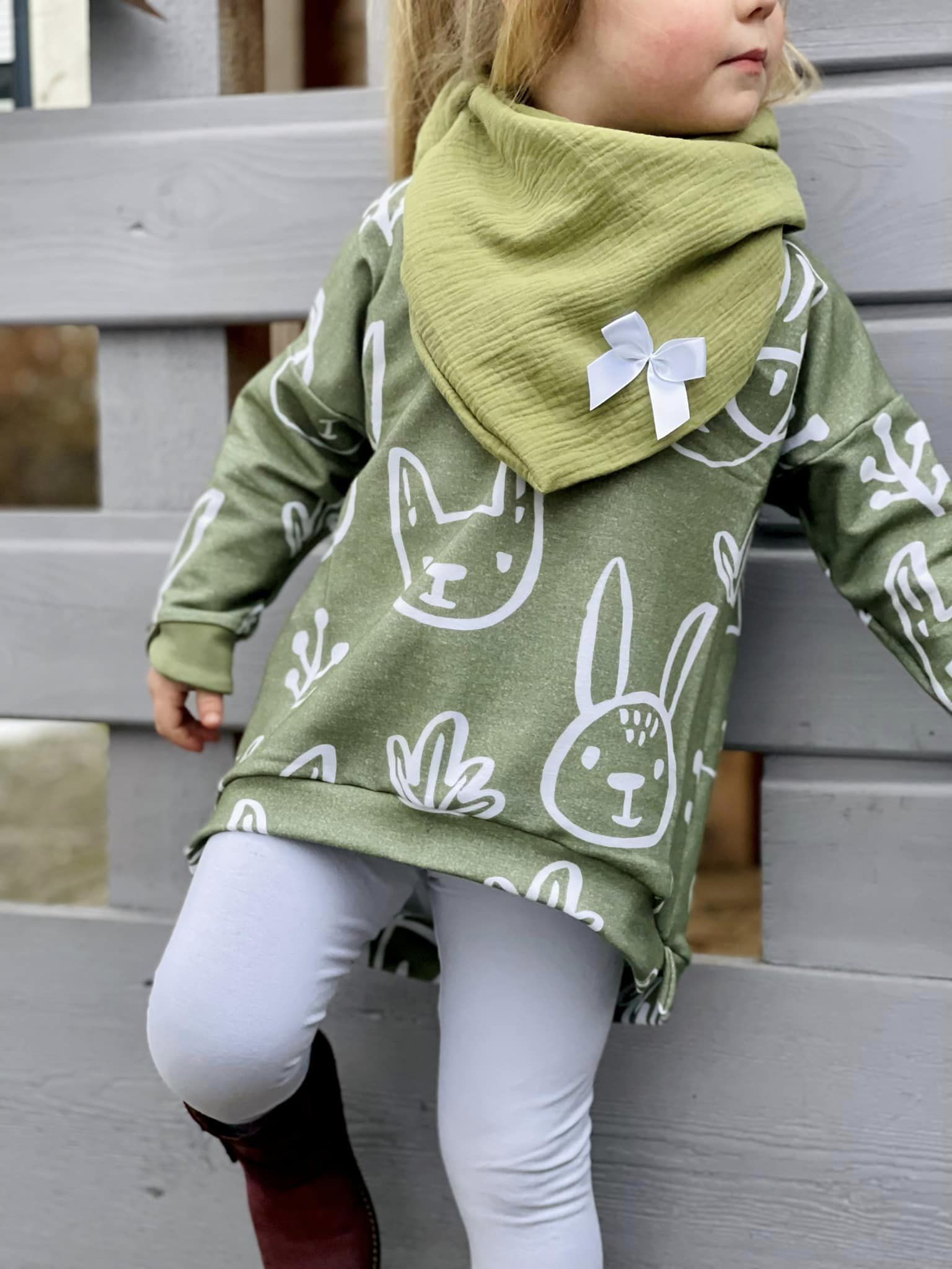 Schnittrebell Pippa Sweater Schnittmuster Gr.98-158 A0